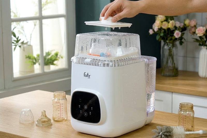Lý Do Máy Rửa Bình Sữa Còn Đọng Nước Và Cách Xử Lý Triệt Để 2026 may rua dong nuoc