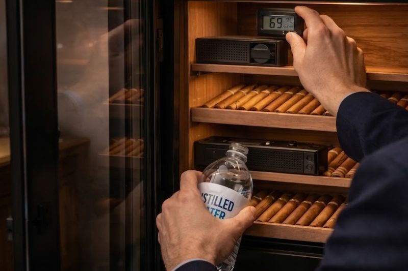 Tủ Xì Gà Bị Ẩm Quá Mức: Nguyên Nhân Và Cách Xử Lý Triệt Để 2026 ve sinh tu xi ga
