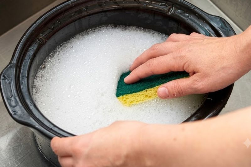 Tẩy Cặn Nồi Nấu Chậm Bằng Cách Nào Là Đúng Và Hiệu Quả Nhất? 2026 rửa nồi nấu chậm