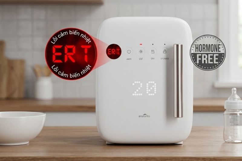 Máy Tiệt Trùng Bình Sữa Lỗi Cảm Biến Nhiệt Có Nghiêm Trọng? 2026 lỗi cảm biến nhiệt của máy tiệt trùng