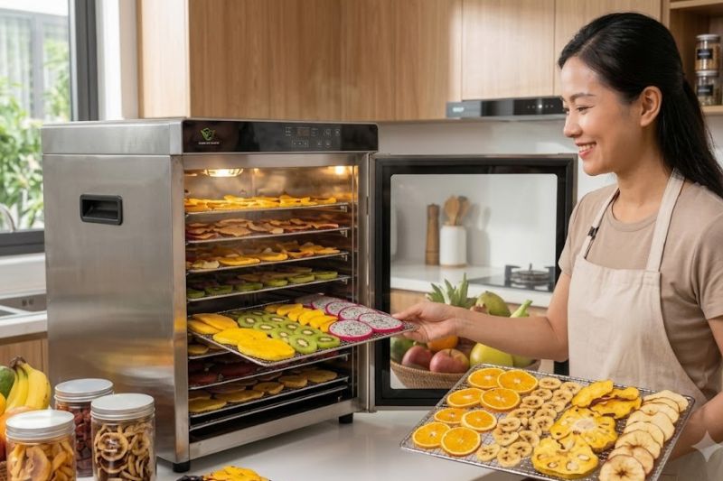 Xử Lý Máy Sấy Trái Cây Không Đủ Nhiệt Hiệu Quả Ngay Tại Nhà 2026 máy sấy trái cây không nóng